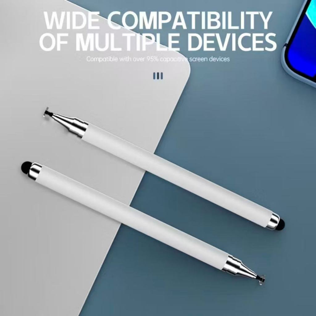 ปากกาสไตลัส 2-in-1 สัมผัสหน้าจอ กันลื่น ความไวสูง อเนกประสงค์ เข้ากันได้กับ Android iOS - รูปที่ 2