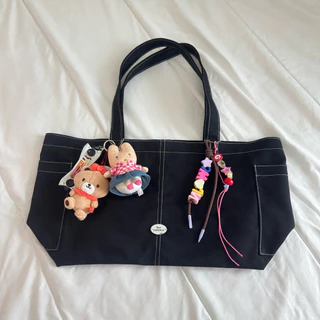 july bag - hyesummer.r กระเป๋าผ้าแคนวาสใส่ ipad macbook ได้