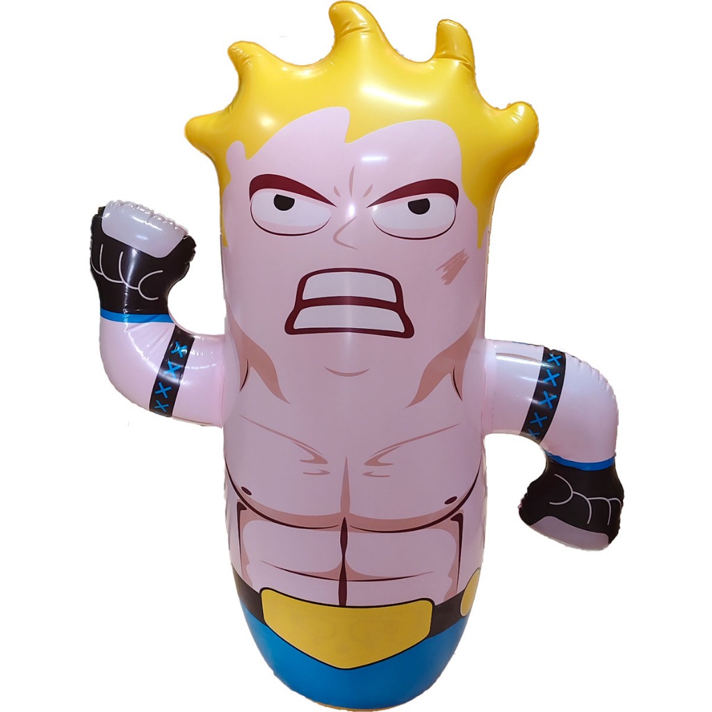 BKLTOY ตุ๊กตาล้มลุก ล้มลุกนักมวย ล้มลุกมวยไทย สูง86ซม. ฐานทราย คละแบบ BY061 - รูปที่ 2