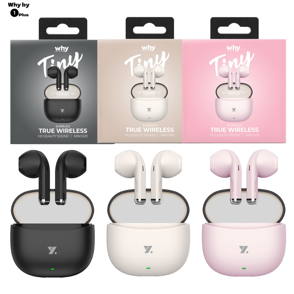 Why หูฟังไร้สาย เสียงคมชัด HD True Wireless Stereo Earbuds ของแท้ รับประกัน 1 ปี