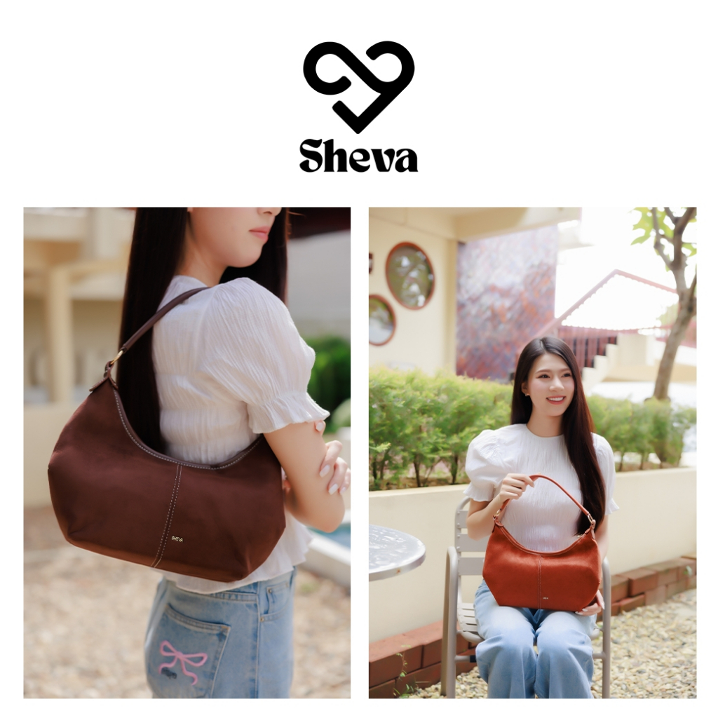 กระเป๋าสะพายข้างสตรี Sheva รุ่น Croissant ใช้ได้หลายโอกาส จุของได้เยอะ - รูปที่ 7