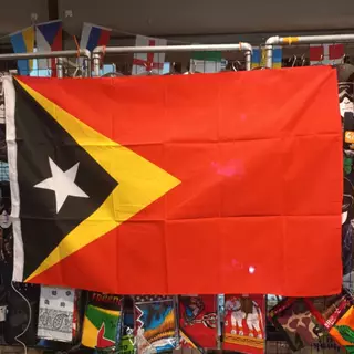 TIMOR LESTE ติมอร์เลสเต ธง เบอร์6 60x90cm เบอร์8 80x120cm Tec40store ไรท์สาระกับครูแว่น #ธงนานาชาติtec40