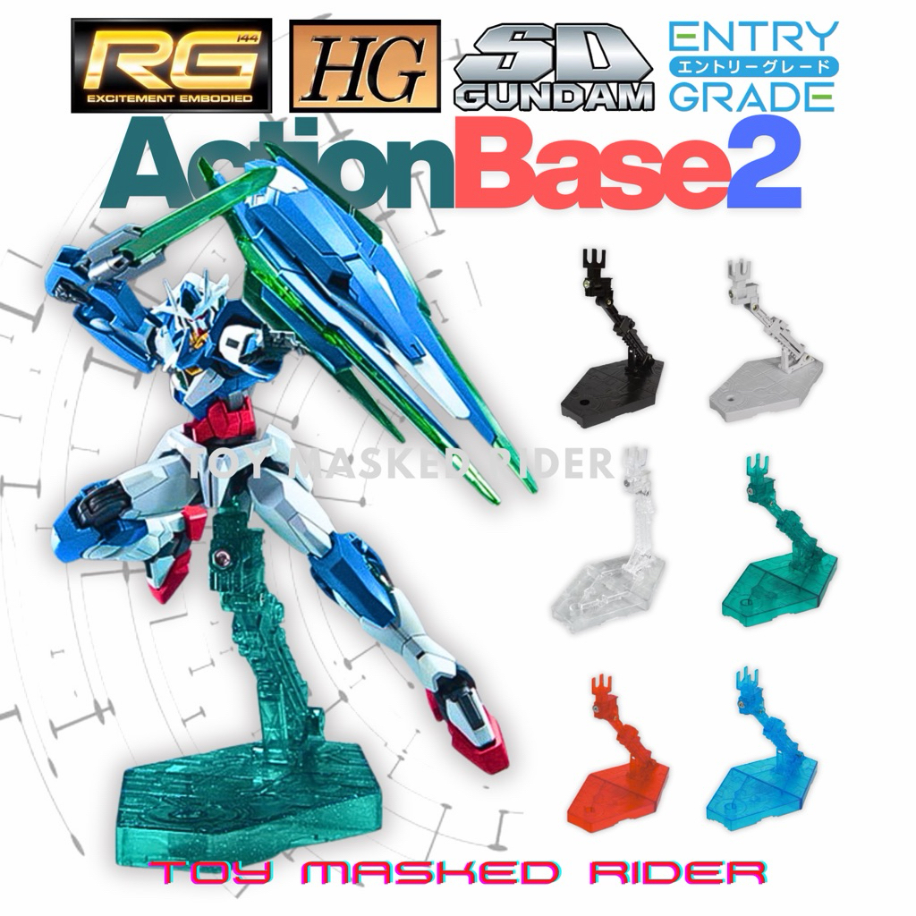 🟦ACTION BASE 2 ฐานตั้งกันดั้ม GUNDAM RG HG SD 1/144ในชุดมีหัวต่อหลายแบบ