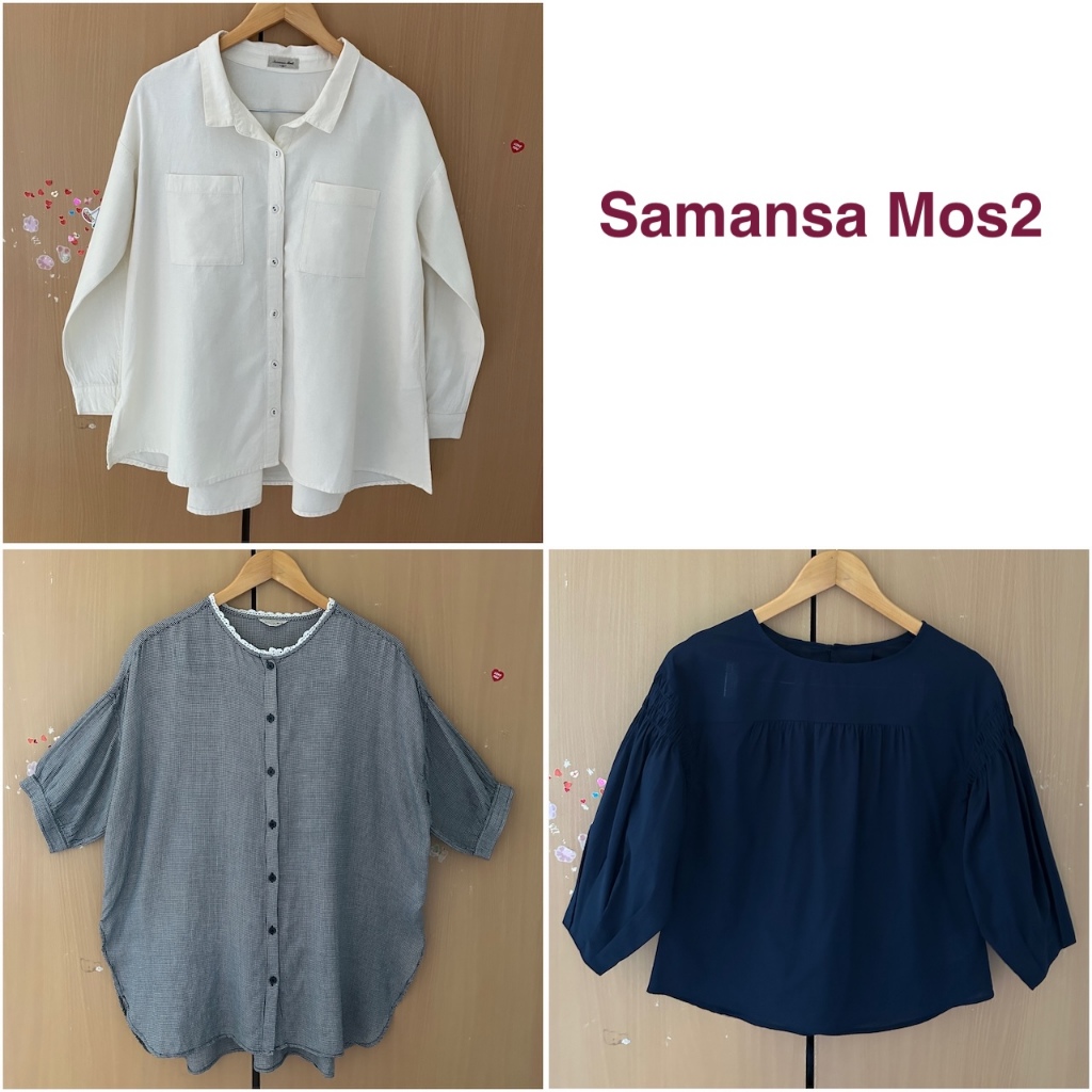 เสื้อผู้หญิงคอกลมแบรนด์ Samansa Mos2 แท้💯%