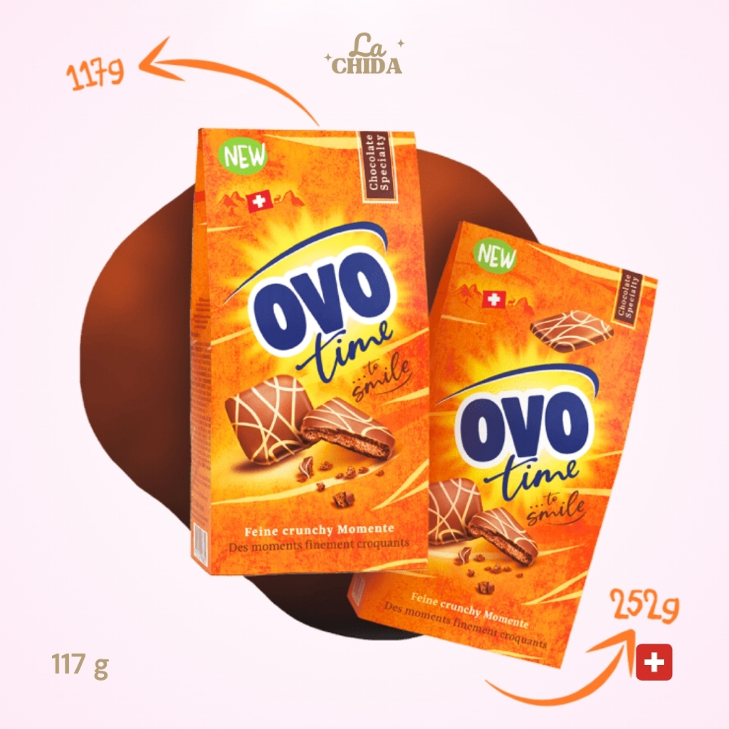 ขนมโอวัลตินช็อกโกแลต Ovomaltine Ovo Time 117g นำเข้าจากสวิตเซอร์แลนด์🇨🇭บินเองค่า