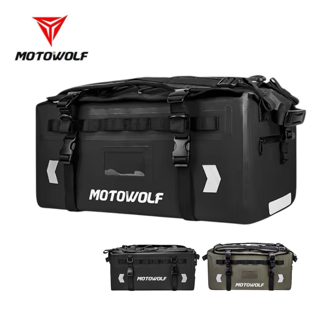 MOTOWOLF MB9 กระเป๋ากันน้ำ มัดท้ายสำหรับรถมอเตอร์ไซด์