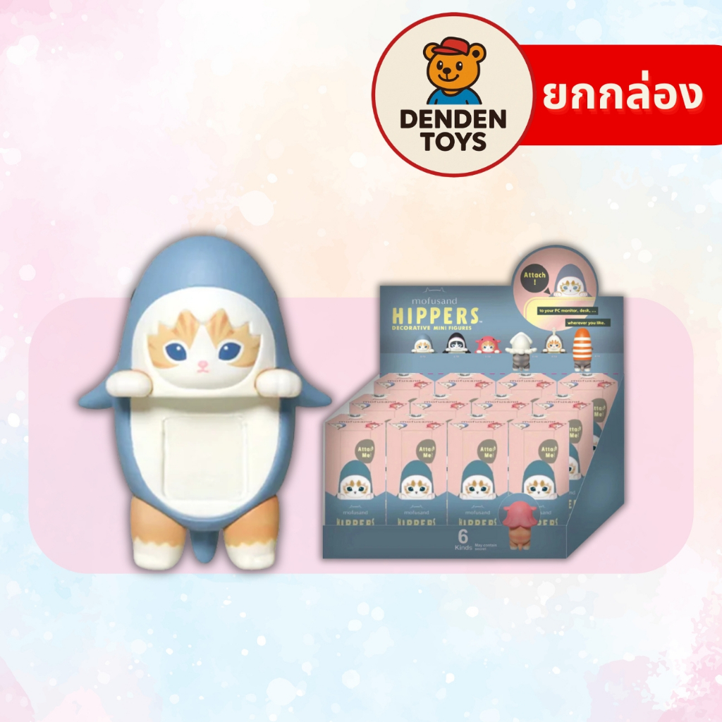 [ยกกล่อง / พร้อมส่ง❗️]  Mofusand HIPPERS Decorative MINI - ที่ติดโทรศัพท์ แท้💯