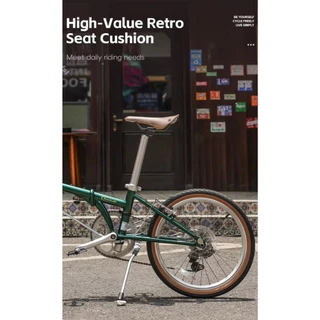เบาะนั่งจักรยานสไตล์วินเทจกันลื่น WEST BIKING RETRO WB-01