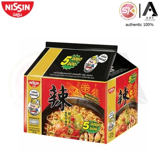 [ยกแพ็ค] Nissin นิสชิน บะหมี่กึ่งสำเร็จรูป 60 กรัม x 5 ซอง