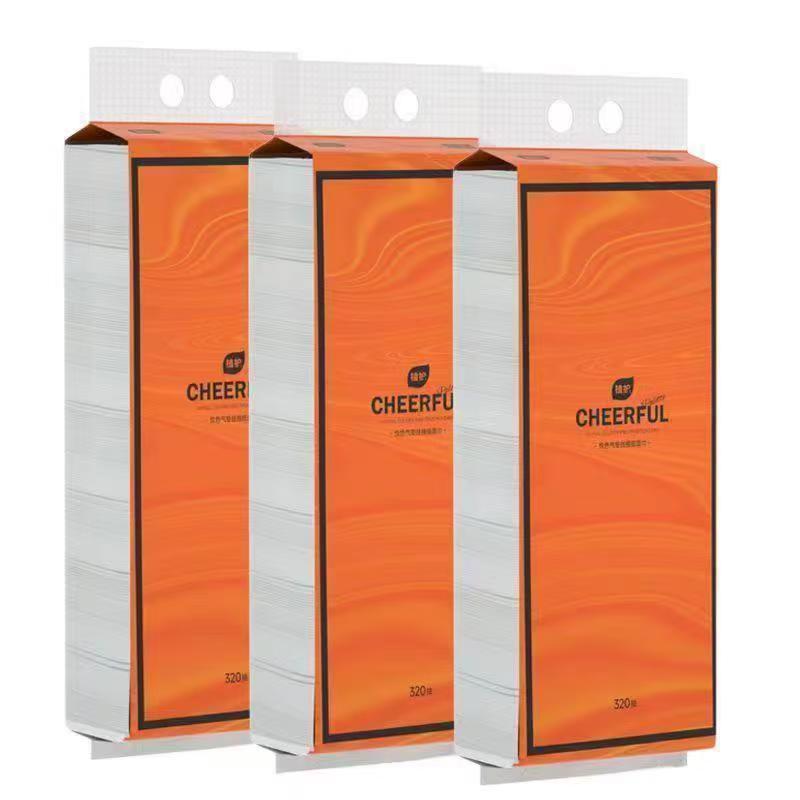 Large hanging pack of toilet paper, napkins, household paper, economical pack, hand towels.