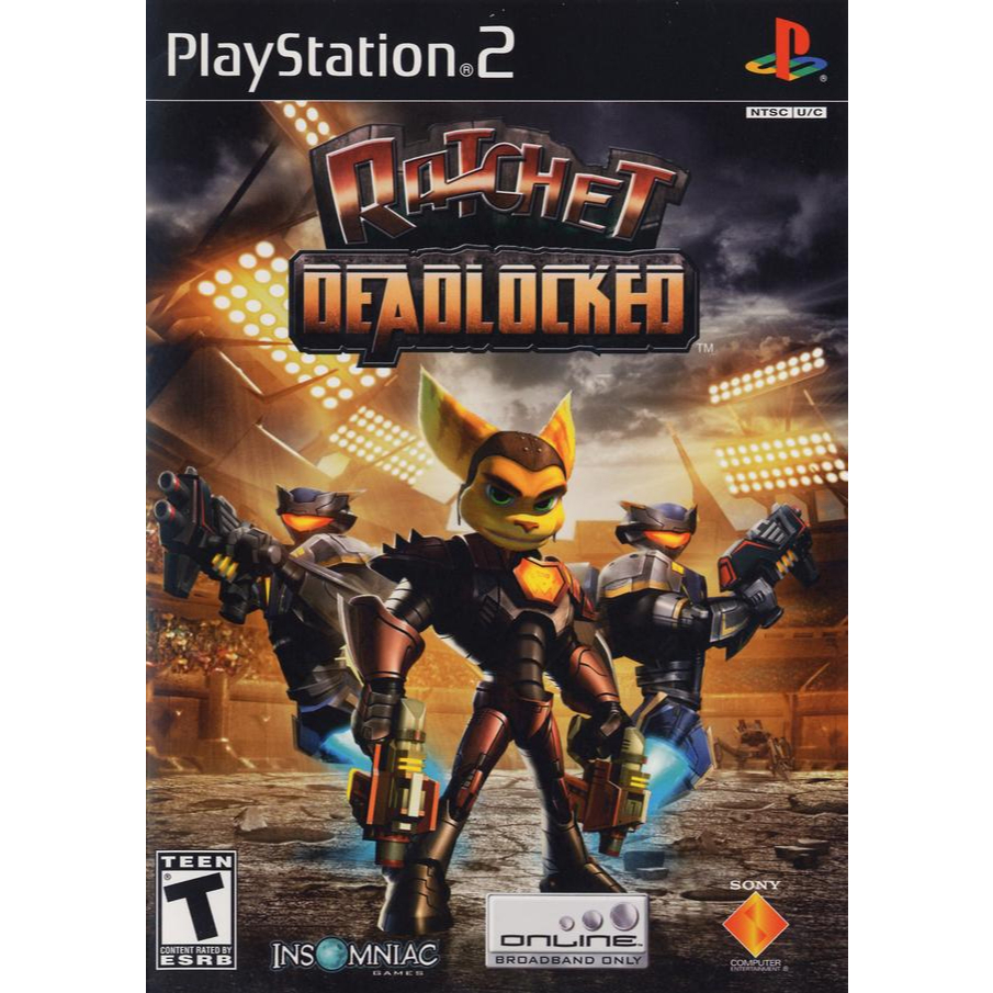 [PS2] Ratchet : Deadlocked (1 DISC) เกมเพลทู แผ่นก็อปปี้ไรท์ PS2 GAMES BURNED DVD-R DISC
