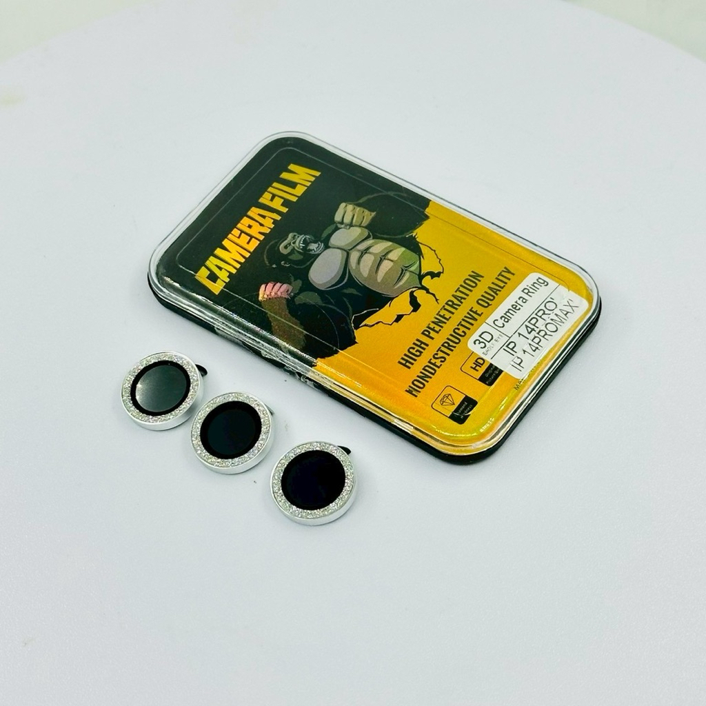 เลนส์กล้อง กากเพชร สำหรับไอแพด Gen10 Gen11 Air4 Air5 Air6 Air7 Air16 Mini6 Mini7 วงแหวนเลนส์กล้อง กันแตก กันรอยขีดขวด - รูปที่ 3