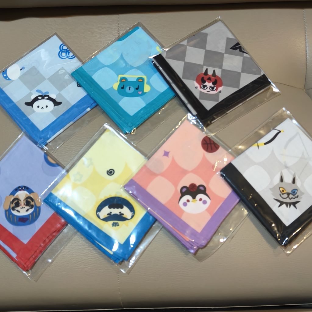 {📬พร้อมส่ง} GMMTV JP - Nagoya Bandana | Polcasan | Permpoon | Wesley | Guinzly