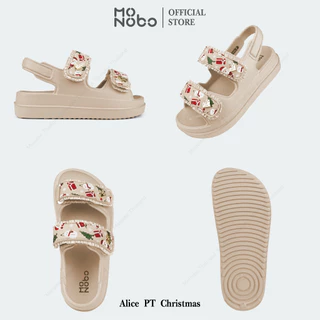 Monobo รุ่น Alice PT รองเท้าแตะสายคู่สวมง่าย ลุคน่ารักสายหวาน ตกแต่งโลโก้ทรงเพชร พื้นนุ่ม เดินสบาย ของแท้ 100%