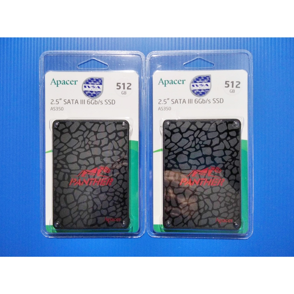 SSD APACER 512 GB SATA AS350 (AP512GAS350-1) สินค้าใหม่มือ 1 ประกันศูนย์ 30 เดือน