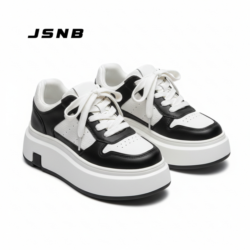 JSNB ส่งฟรี รองเท้าผ้าใบแฟชั่น พร้อมส่ง รองเท้าผ้าใบผู้หญิง ผ้าใบเสริมส้น พื้นหนานุ่ม น้ำหนักเบา [LN