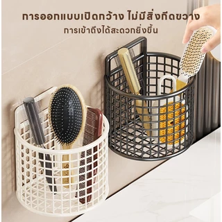 SUK HOUSE ชั้นเก็บของติดผนัง ชั้นเก็บของอเนกประสงค์ ไม่จำเป็นต้องเจาะรูที่ผนัง ทนทาน แข็งแรง ไม่หลุดง่าย และมีความยืดหยุ