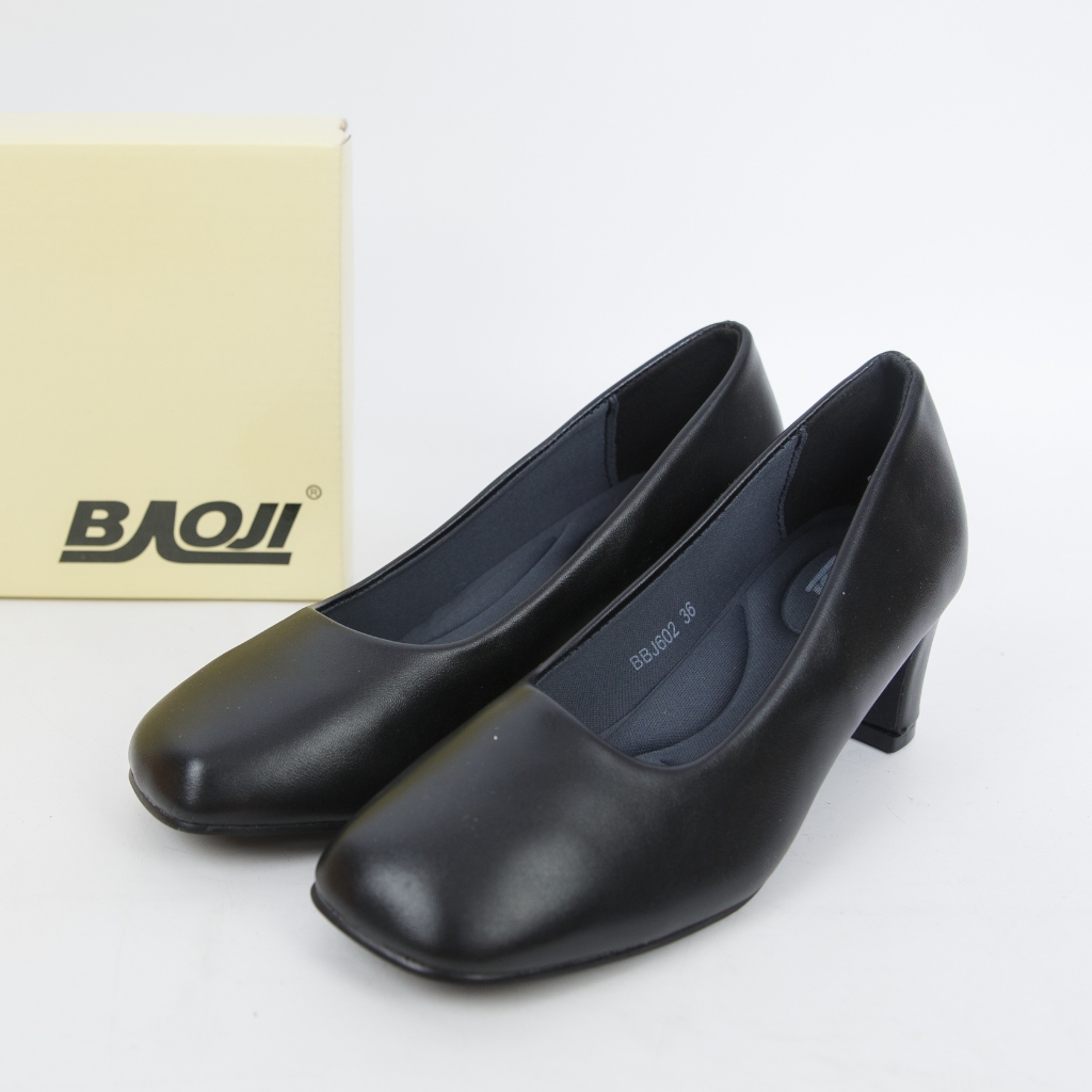คัทชูส้นสูง Baoji (BBJ602) คัทชูคู่ใจสาวทำงาน! ส้นมั่นคง หนังนิ่ม เดินสบายได้ทั้งวัน! [แถมฟรีกันกัด] - รูปที่ 2