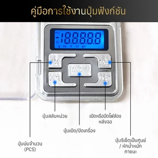 【500/0.1g】ตาชั่งดิจิตอล 0.1 กรัม เครื่องชั่งดิจิตอล0.1g-500g กิโลดิจิตอล ตาชั่งน้ำหนัก ตาชั่งอาหารแบบพกพา//Accurate