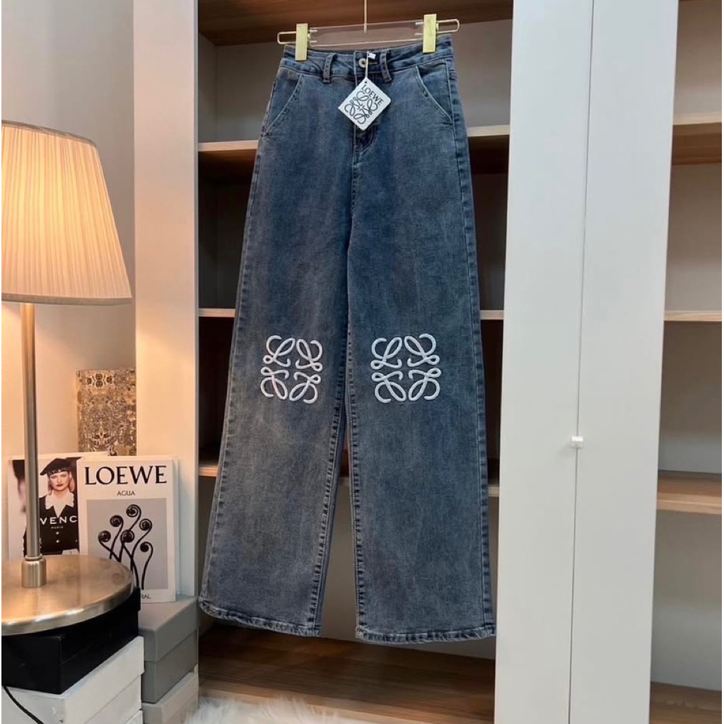 กางเกงยีนส์ ป้าย LOEWE ไซร์ xl แค่ลองขายเป็นมือ.2 **งานจริงรูป2-9