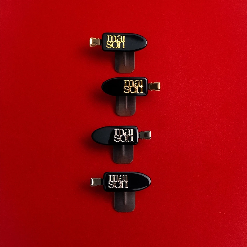 maison KEEPS | Set of Backstage Dual Logo Hair Clip | กิ๊บติดผม