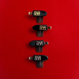 maison KEEPS | Set of Backstage Dual Logo Hair Clip | กิ๊บติ…