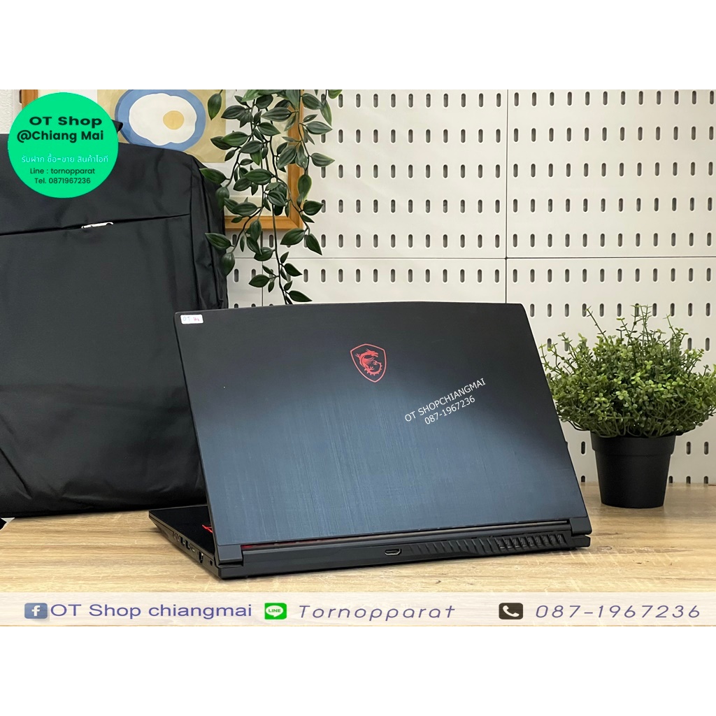 MSI GF63 THIN 10SCXR-1635TH ( RAM 16 GTX 1650 ) ราคา 13,900 บาท