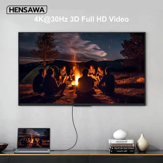 HENSAWA รุ่น VC847 DisplayPort Male to HDMI รองรับ 4K 30Hz สําหรับมอนิเตอร์ HDTV โปรเจคเตอร์ แล็ปท็อป