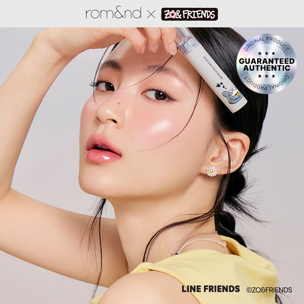 [rom&nd official] rom&nd X ZO&FRIENDS Glasting Color Gloss | Lip tint, Lip gloss (3colors)