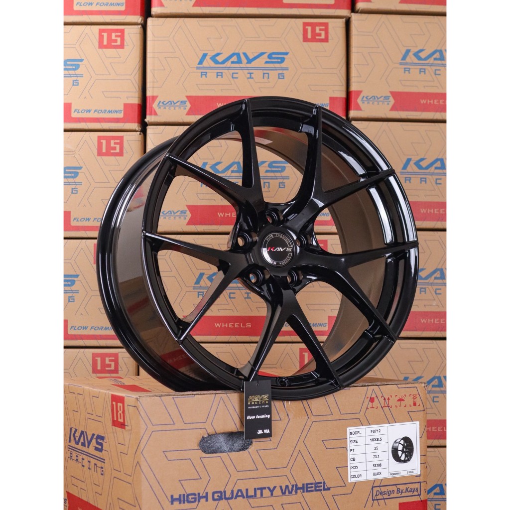 ล้อแม็กซ์รถไฟฟ้า KAYS F8712  8.5*18นิ้ว 5รู  108 - รูปที่ 6