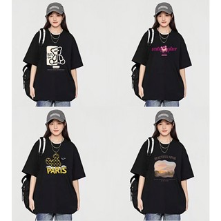 เสื้อแขนสั้นคอกลมพิมพ์ลายการ์ตูนน่ารักไซส์M-3XLสินค้าพร้อมส่งสำหรับสาวๆ ใส่สบายเนื้อผ้าดี พร้อมส่งจากกรุงเทพ