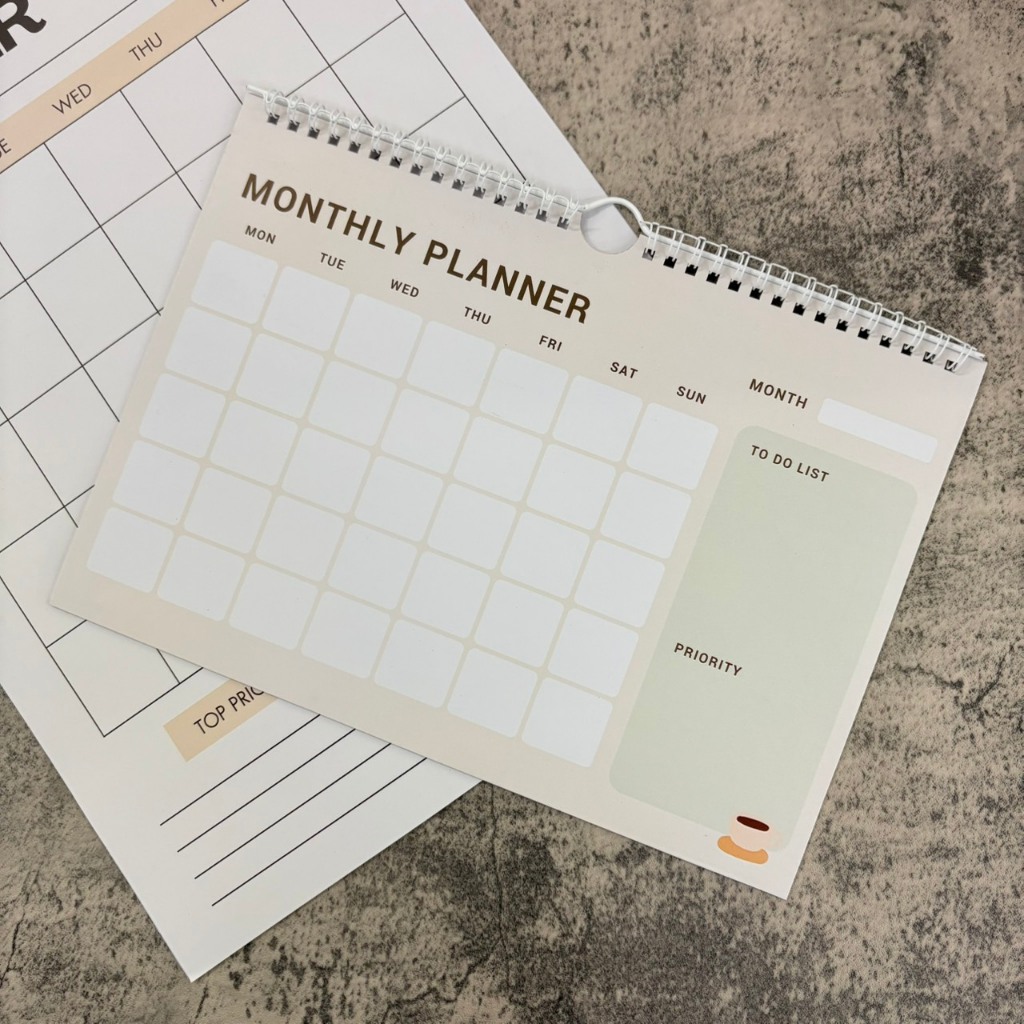 ปฏิทินแขวน 2026/2569 A3-12pcs 📅 แพลนเนอร์  (แบบแขวน) 💐