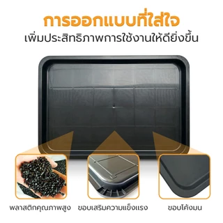 ถาดรองกรงสัตว์เลี้ยง ถาดรองพลาสติก ถาดรองฉี่สัตว์เลี้ยง ใช้งานกับกรงได้หลายประเภท น้ำหนักเบา ใช้งานง่าย มี 7 ขนาด สีฟ้า