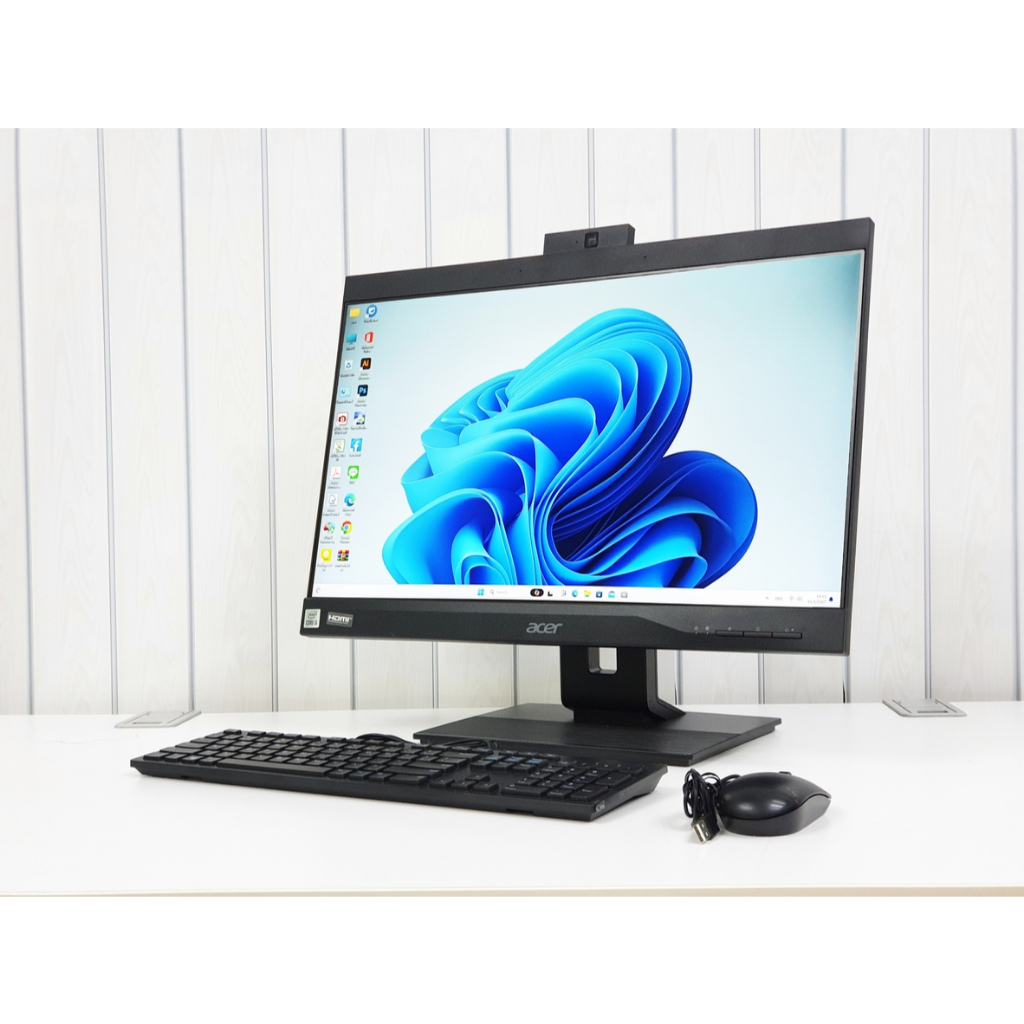 All in one acer veriton z4870g Corei5-10400 Ram 8 GB m.2 256 GB หน้าจอ 23.8 นิ้ว