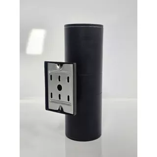 โคมไฟติดผนัง ส่องบนล่าง Smart Tube ทรงกลม สีดำ AW88143 วัสดุอลูมิเนียม แถมหลอด E27 3w จำนวน 2 หลอด