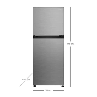 Hitachi ฮิตาชิ ตู้เย็น 2 ประตู 7.4 คิว 210 ลิตร รุ่นHRTN5230MXTH / HRTN5230MBBKTH