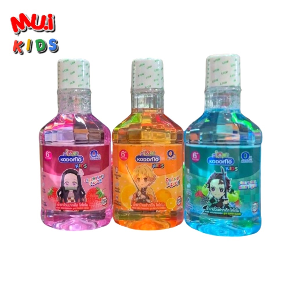 โคโดโม น้ำยาบ้วนปากเด็ก สูตรอ่อนโยน 250 มล. Kodomo BY MUIKID