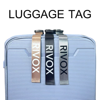 สายคล้องเป๋าเดินทาง สกรีนชื่อฟรี สายรัดเสริมกระเป๋าเดินทาง  LUGGAGE TAG ป้องกันกระเป๋าหาย มองเห็นกระเป๋าง่าย