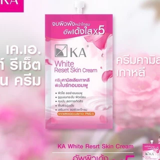 (ยกกล่อง 6 ซอง) KA เค.เอ. ครีมไวท์ เเละ เซรั่ม ครีมซอง เคเอ กันแดด กลางคืน กลางวัน