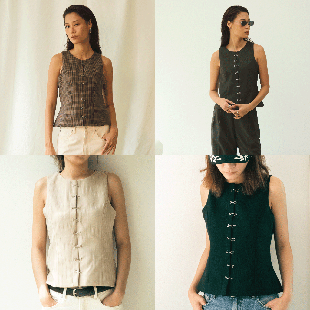 Madmatter – Hook Line Vest เสื้อแขนกุด ใส่ทำงาน