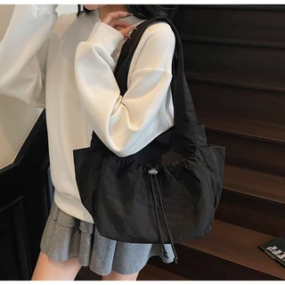 VEXA กระเป๋าโท้ทไนลอนผู้หญิงลําลองกระเป๋าสะพายไหล่ความจุขนาดใหญ่พร้อมกระเป๋าหลายช่อง