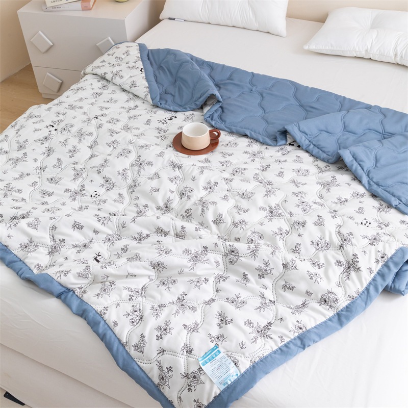 ผ้าห่มปรับอากาศใช้เดี่ยว/คู่ระบายอากาศไม่ร้อนอบอ้าวทำความสะอาดง่าย - รูปที่ 4