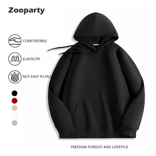 เสื้อกันหนาวแขนยาว Hoodies ใส่ได้ทั้งชายและหญิง เสื้อแขนยาวมีฮู้ด สไตล์ลำลอง มีกระเป๋าล้วงด้านหน้า(ส่งเร็ว จัดส่งจากไทย)