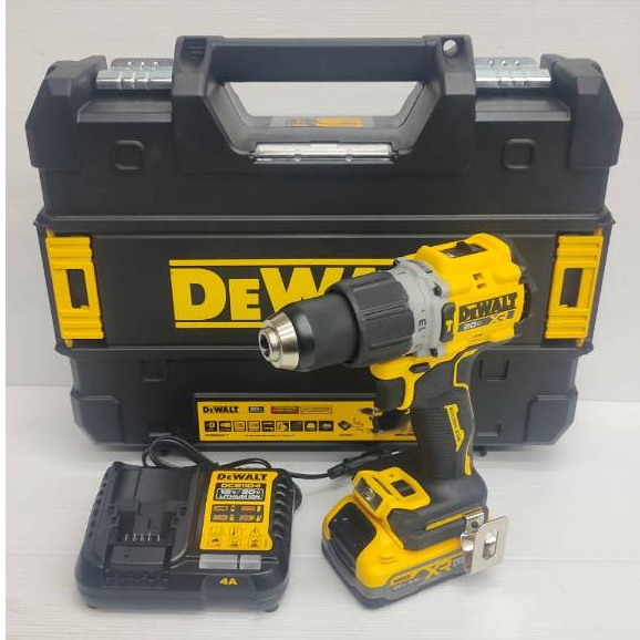 DEWALT สว่านกระแทกไร้สายไร้แปรงถ่าน 20V 💥รุ่นใหม่ล่าสุด💥DCD806S1T-B1 แรงบิดสูง 90Nm สินค้าประกัน 3 ป