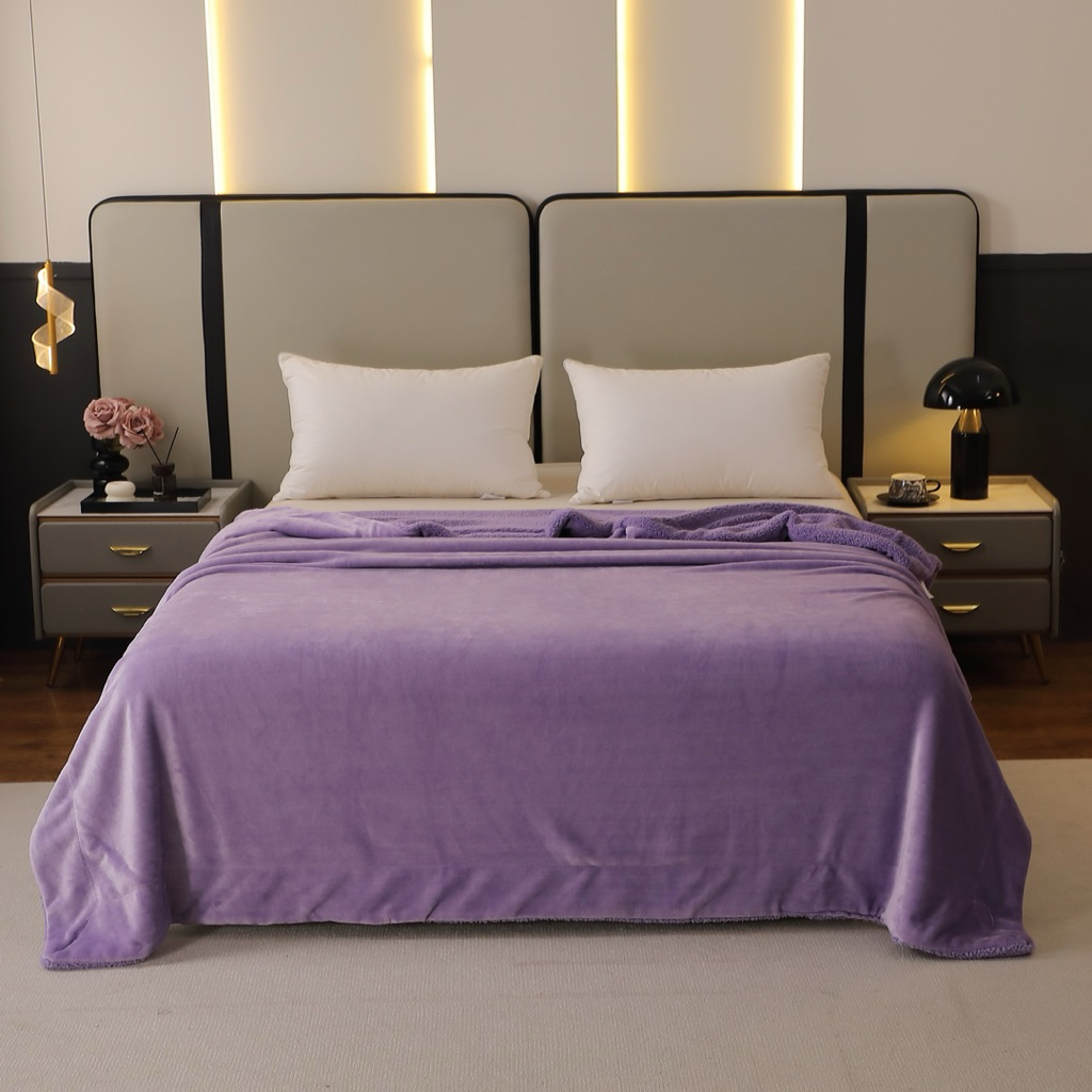 ผ้าห่มขนแกะ7*8ฟุต（200* 230 cm）ผืนใหญ่หนุ่มมาก ราคา ถูกที่สุด ดีลบีเคเค แกลเลอรีภาพที่ 6