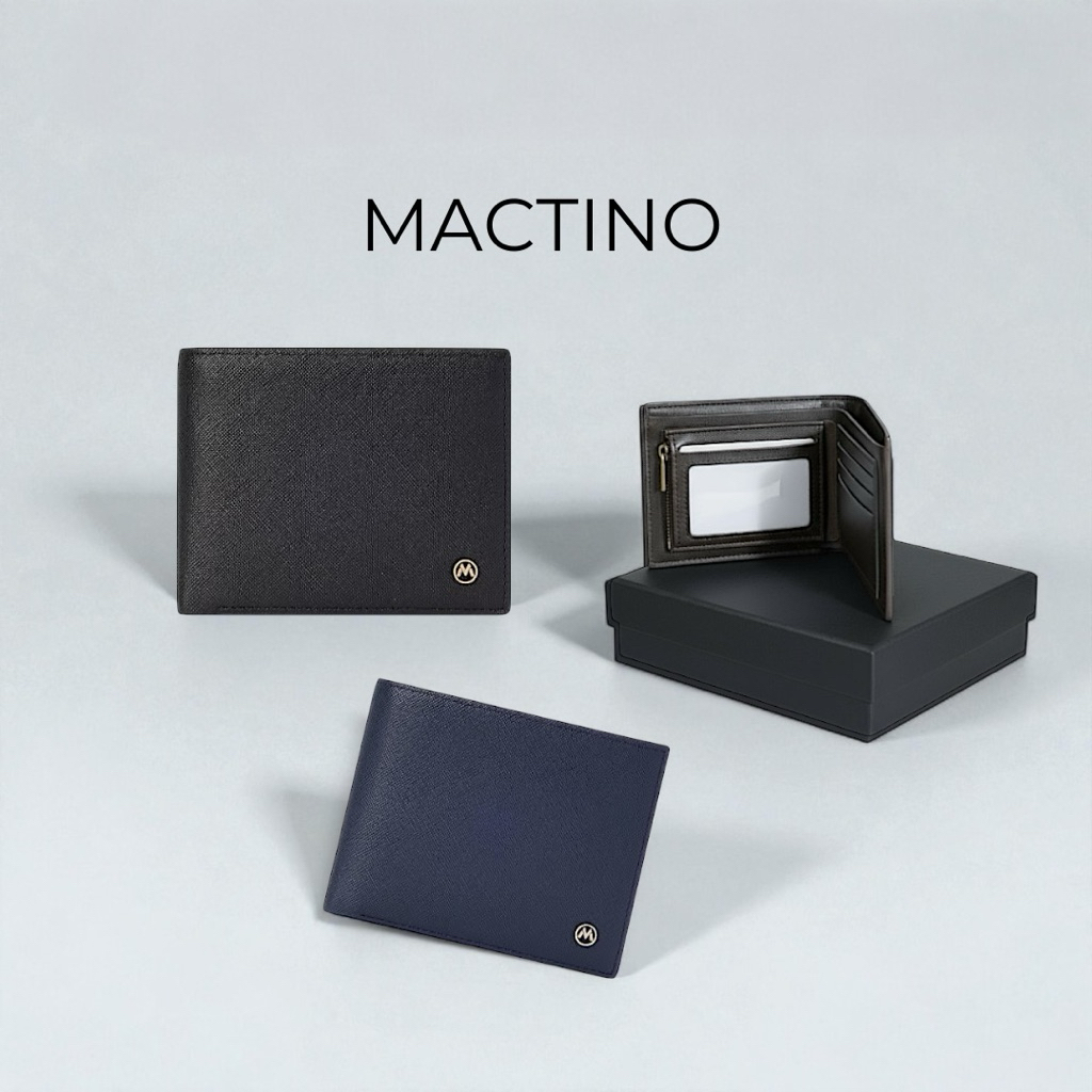 (ใส่โค้ด:10DD30026ลด49.-) Mactino Wallet กระเป๋าสตางค์ผู้ชาย หนังกันรอย [พร้อมกล่อง]