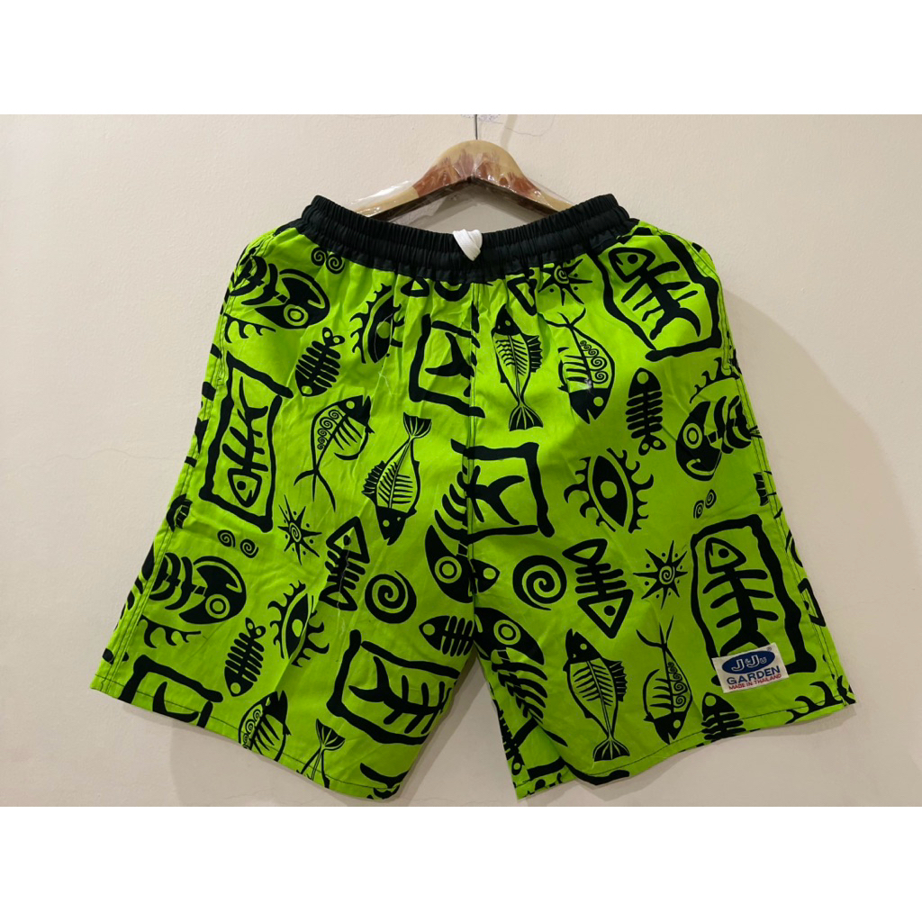กางเกงเจเจแท้💯%ขาสั้นลายก้างปลาทูโทนสีสดมาใหม่ครบไซร้ 💢M L XL XXL💢