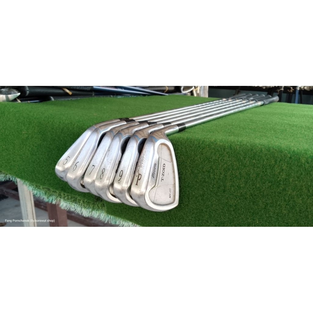 ไม้กอล์ฟมือสอง ชุดเหล็ก Mizuno T-ZOLD ก้านเหล็ก FLEX-R 300, มีเหล็ก 5-6-7-8-9-P