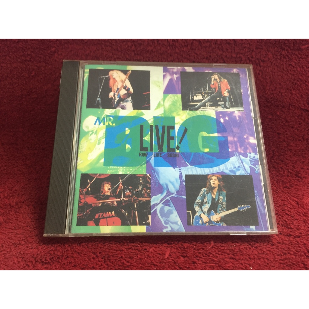 CD Mr. Big – Live! Raw Like Sushi สภาพตามปก CA31-44