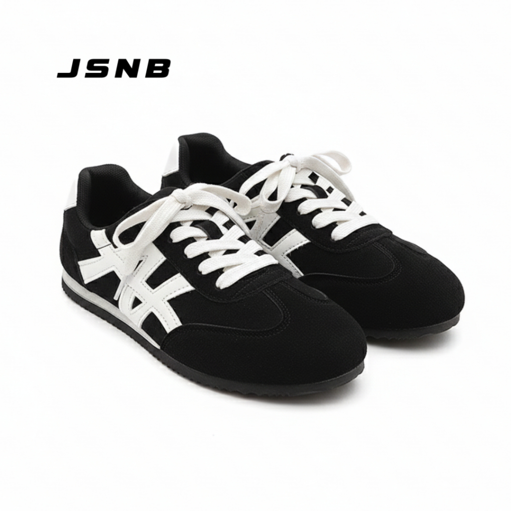 JSNB สินค้าใหม่ รองเท้าผ้าใบหนังกลับ รองเท้าสไตล์วินเทจ Y2K นุ่มสบาย แฟชั่นสุดฮิต unisex size 36-45  [LNTU601]